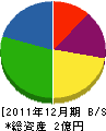 相馬建鐵 貸借対照表 2011年12月期