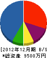 寺井工務店 貸借対照表 2012年12月期