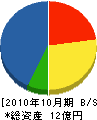 佐藤産業 貸借対照表 2010年10月期