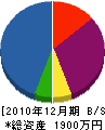 青木電気 貸借対照表 2010年12月期