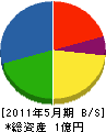 松本燃料 貸借対照表 2011年5月期