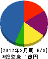 山野住設 貸借対照表 2012年3月期