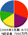 多田組 貸借対照表 2009年3月期