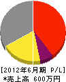 後藤田工業 損益計算書 2012年6月期