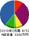 森田電設 貸借対照表 2010年3月期