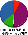 フジ宣伝 貸借対照表 2009年10月期