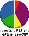 宮本内装 貸借対照表 2009年10月期