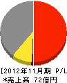 浅井建設 損益計算書 2012年11月期