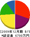 佐藤工務店 貸借対照表 2009年12月期