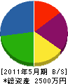 松野建設 貸借対照表 2011年5月期