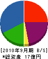 東翔 貸借対照表 2010年9月期