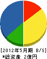 永井組 貸借対照表 2012年5月期