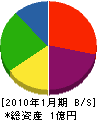 富士建築 貸借対照表 2010年1月期