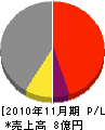 田中電設 損益計算書 2010年11月期