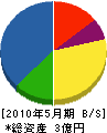 片桐工務所 貸借対照表 2010年5月期