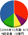 高松木材 貸借対照表 2009年12月期