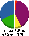宮前緑化センター 貸借対照表 2011年6月期