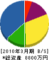 アート造園ハタケヤマ 貸借対照表 2010年3月期