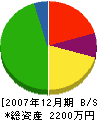 宮田建設 貸借対照表 2007年12月期