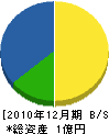 小島建業 貸借対照表 2010年12月期