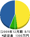 東岡園 貸借対照表 2009年12月期