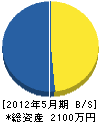 新関東建設工業 貸借対照表 2012年5月期