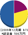 川口電気 貸借対照表 2009年12月期