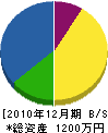 山本園芸 貸借対照表 2010年12月期