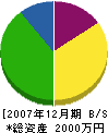 堀源工務店 貸借対照表 2007年12月期