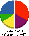 ヤマニシ 貸借対照表 2012年3月期