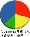 渡辺工匠 貸借対照表 2011年12月期