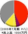 前田工業 損益計算書 2009年7月期