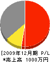 矢田住建 損益計算書 2009年12月期