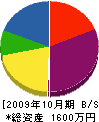 池田畳店 貸借対照表 2009年10月期
