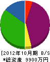 田中商店 貸借対照表 2012年10月期