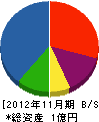 マルワ菅原建設 貸借対照表 2012年11月期