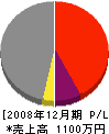 島崎組 損益計算書 2008年12月期