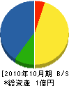 武田工務店 貸借対照表 2010年10月期