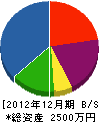 村崎設備 貸借対照表 2012年12月期