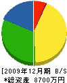 益田塗装店 貸借対照表 2009年12月期
