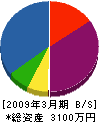 野田電気 貸借対照表 2009年3月期