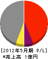 平田土木 損益計算書 2012年5月期