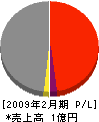 金正菅原建設 損益計算書 2009年2月期