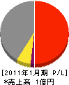 相沢建設 損益計算書 2011年1月期