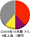 上野建設 損益計算書 2009年10月期