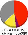 高島電設工業 損益計算書 2012年1月期