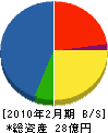 旭陽電機 貸借対照表 2010年2月期