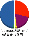 山本工務店 貸借対照表 2010年5月期