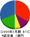 ヤマダ 貸借対照表 2008年3月期