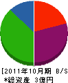古川商事 貸借対照表 2011年10月期